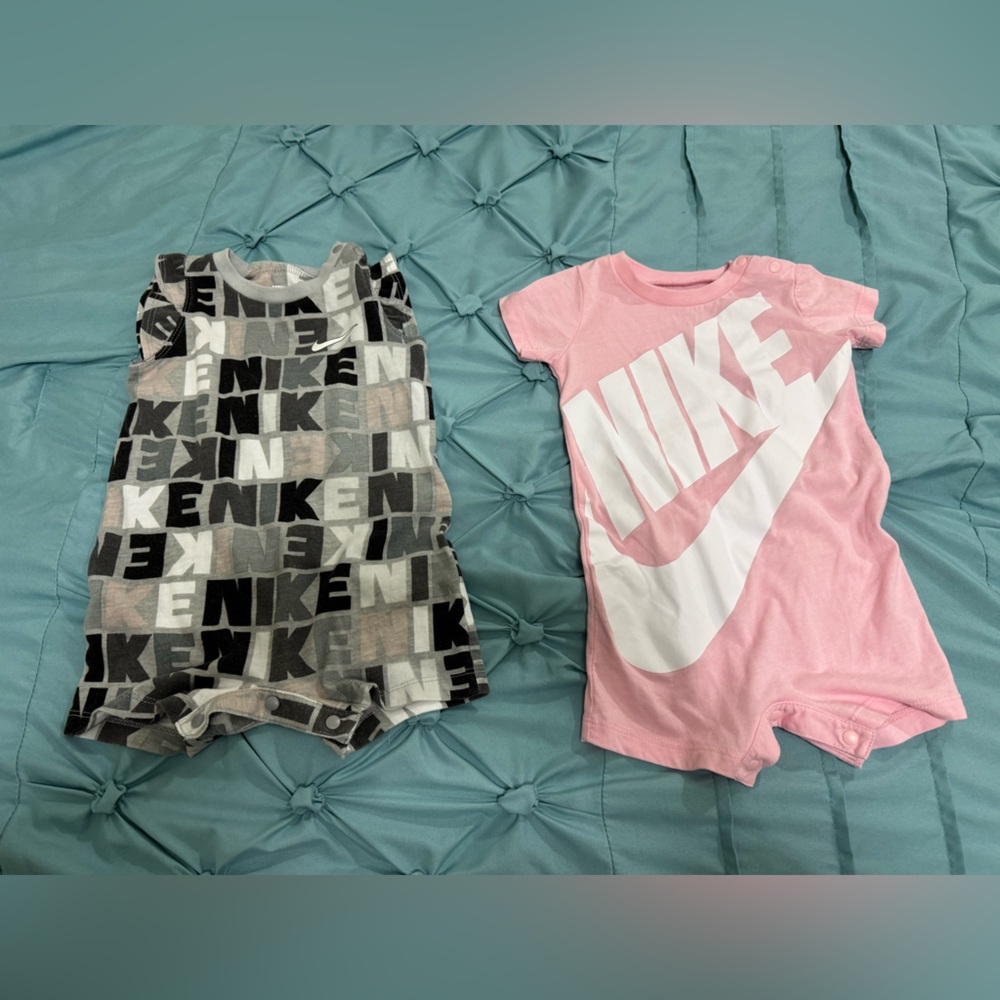 6 Months —2 Piece Nike Onesie Bundle